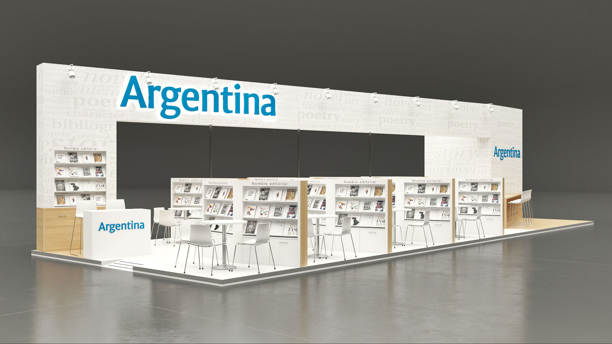 Diseño de stands Librería Argentina