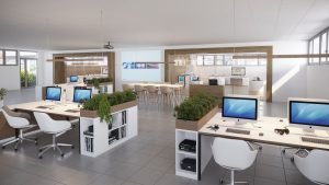 Render de oficina