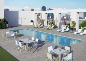 Render piscina exterior gimnasio