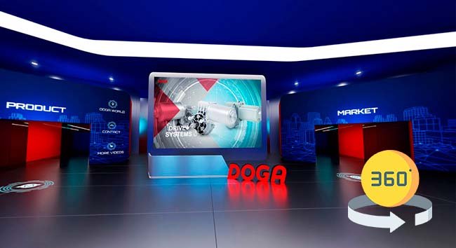 Showroom virtual 3D 360 º para tus Productos