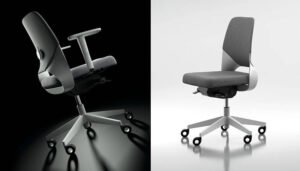 Render 3D silla de oficina para catálogo y e-commerce – renders de producto Barcelona