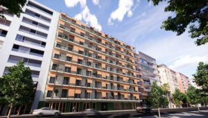 Edificio plurifamiliar 3D - Renders para promociones inmobiliarias e inversores