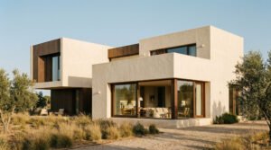 Render exterior 3D casa de campo moderna – renders arquitectura Granollers Barcelona